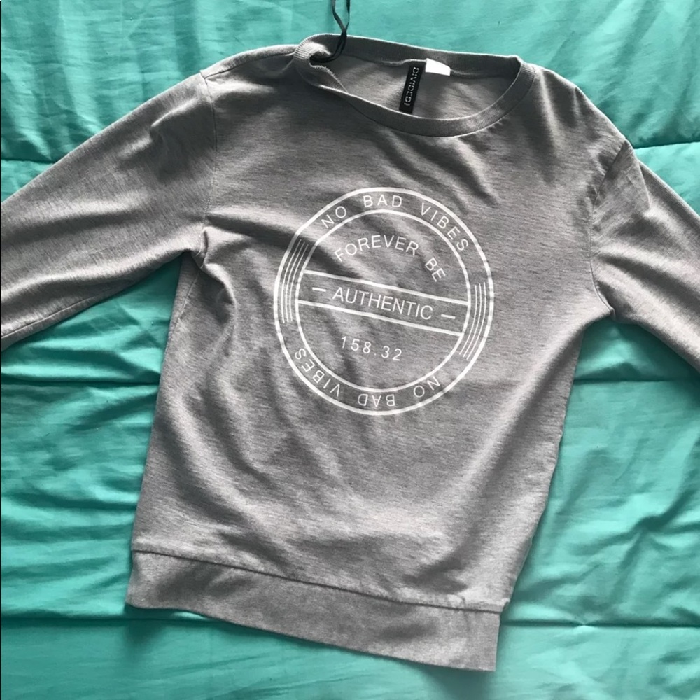 Grey long sleeve